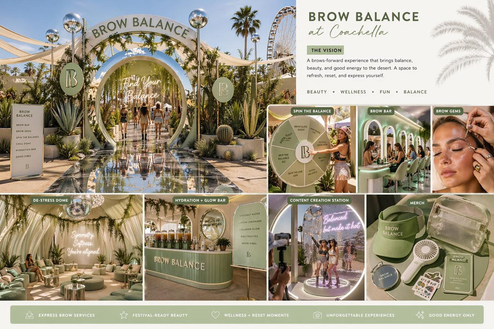 Our top coachella 2026 brow looks!